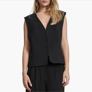 Bardot Black Sloane Longline Vest Size Large